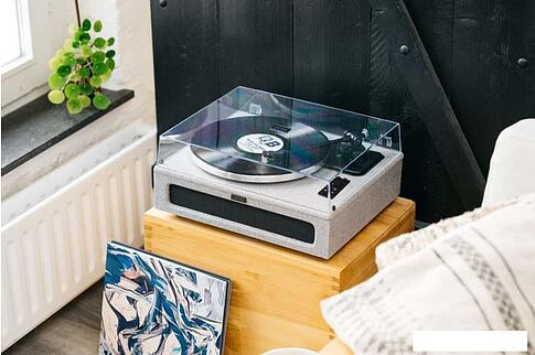 Виниловый проигрыватель Lenco LS-440 (серый)