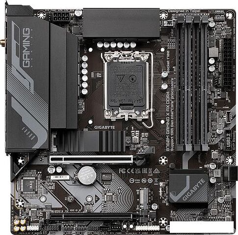Материнская плата Gigabyte B760M Gaming X AX DDR4 (rev. 1.x)