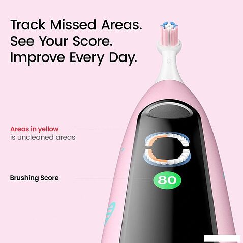 Электрическая зубная щетка Oclean X Kids (розовый)