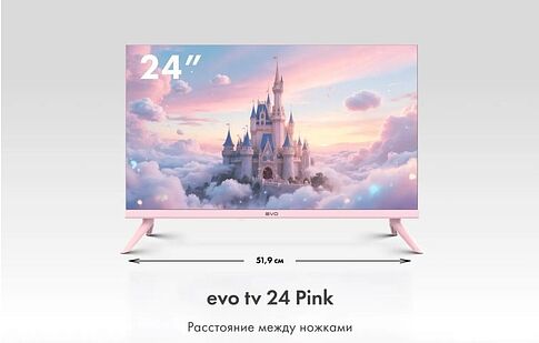 Телевизор Evo TV 24 Pink TD0055864RU