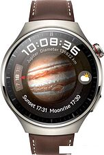 Умные часы Huawei Watch 4 Pro (с кожаным ремешком)