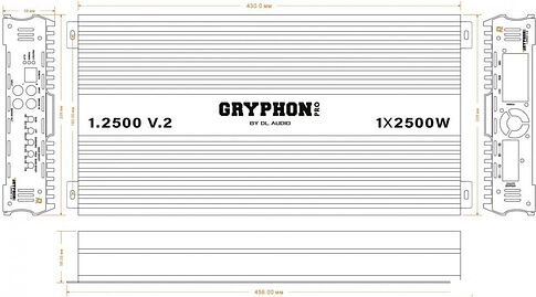 Автомобильный усилитель DL Audio Gryphon Pro 1.2500 V.2