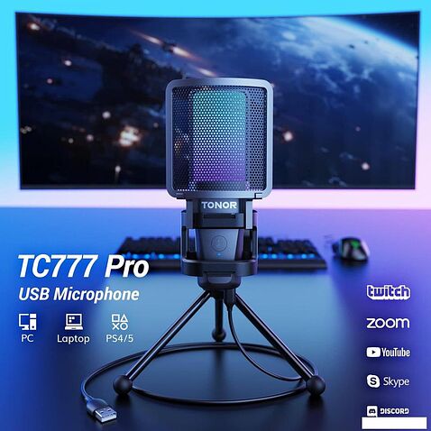 Проводной микрофон Tonor TC-777 Pro