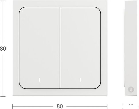 Выключатель Яндекс YNDX-00535 (2 клавиши)