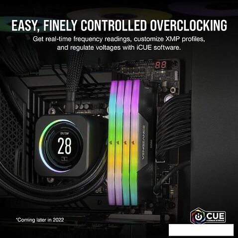Оперативная память Corsair Vengeance RGB 2x32ГБ DDR5 6000 МГц CMH64GX5M2B6000C40