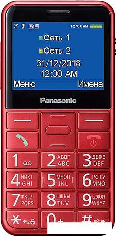 Мобильный телефон Panasonic KX-TU150RU (красный)