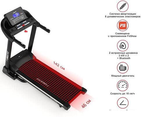 Электрическая беговая дорожка Unixfit MX-830L