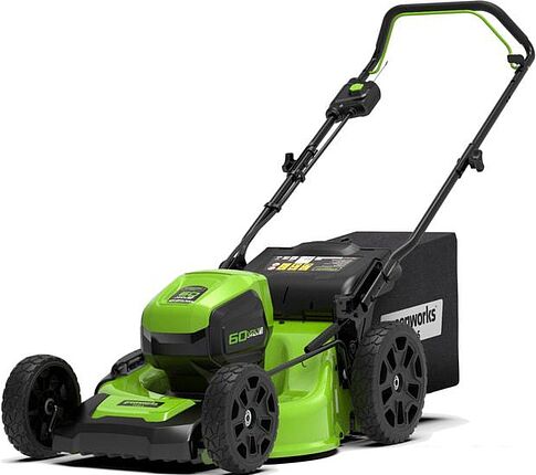 Колёсная газонокосилка Greenworks GD60LM46SP (с 1-м АКБ 4 Ah)