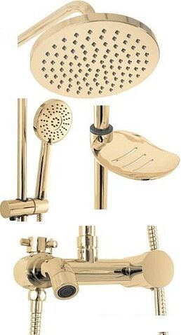 Душевая система Rea Luis REA-P7006 (золотой)