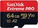 Карта памяти SanDisk Extreme PRO SDSQXCY-064G-GN6MA microSDXC 64GB (с адаптером)