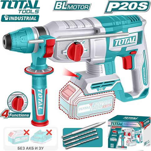 Перфоратор Total TRHLI20268 (без АКБ) Перфоратор Total TRHLI20268 (без АКБ)