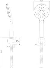 Душевая лейка Bravat D2122CP-ENG Душевая лейка Bravat D2122CP-ENG
