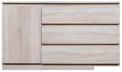 Тумба Евва Турин ТР-1D3S/S (дуб сонома)