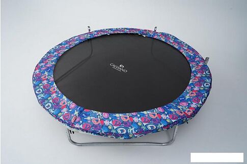 Батут Calviano Smile 252 см-8FT INSIDE с внутренней сеткой складной