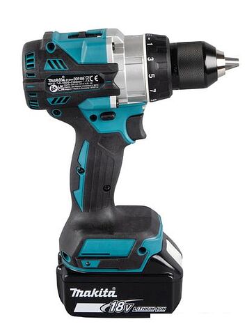 Дрель-шуруповерт Makita DDF486RT (с 1-им АКБ, кейс)
