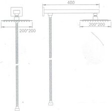 Верхний душ Ledeme L2417