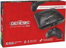 Игровая приставка Retro Genesis Remix 8+16 Bit (2 геймпада, 600 игр) Игровая приставка Retro Genesis Remix 8+16 Bit (2 геймпада, 600 игр)
