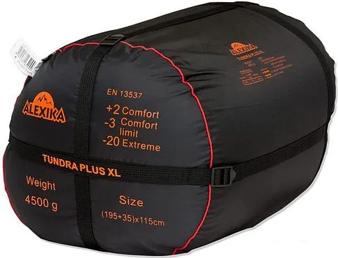 Спальный мешок AlexikA Tundra Plus XL 230 (правая молния, оливковый)