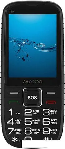 Мобильный телефон Maxvi B9 (черный)