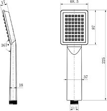 Душевая лейка Lauter Serene 21S00103