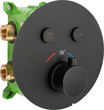 Душевая система  Rea Lungo Miler Black REA-P6713