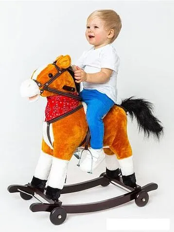 Качалка Amarobaby West Лошадка (коричневый)