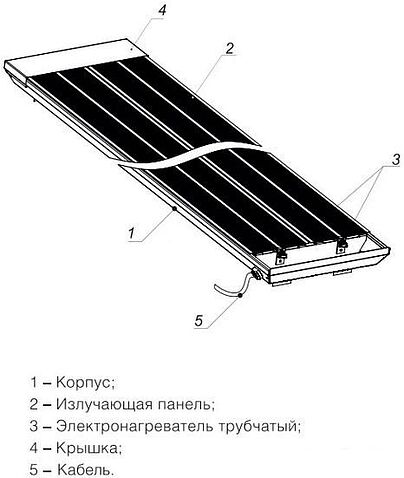 Инфракрасный обогреватель Ballu BIH-AP-1.0