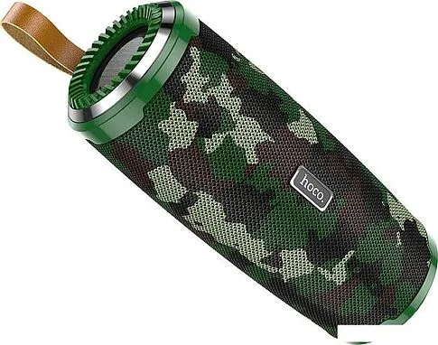 Беспроводная колонка Hoco BS38 Cool Freedom (зеленый камуфляж)