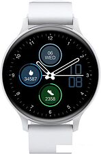 Умные часы Canyon Badian CNS-SW68SS (серебристый/белый) Умные часы Canyon Badian CNS-SW68SS (серебристый/белый)