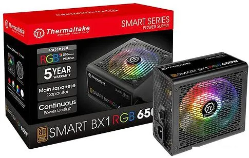 Блок питания Thermaltake Smart BX1 RGB 650W SP-650AH2NKB-2