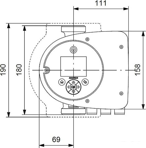 Циркуляционный насос Grundfos Magna3 25-40