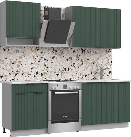 Готовая кухня Arvento АНТА-плюс 1.6м (зеленый)