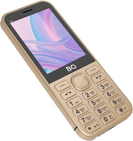 Кнопочный телефон BQ 2843 Air (золотистый)