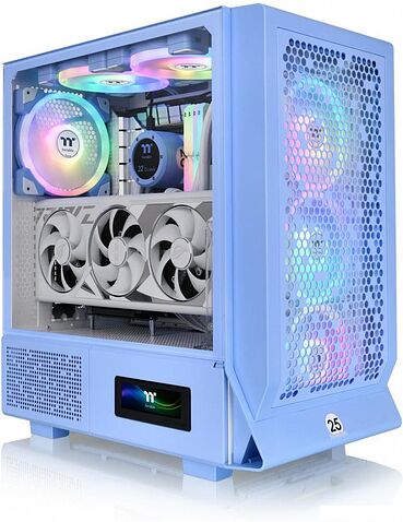 Корпус Thermaltake Ceres 330 TG ARGB Hydrangea Blue CA-1Y2-00MFWN-00