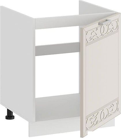 Шкаф напольный Трия Долорес 1Н5М (белый/крем)