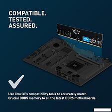 Оперативная память Crucial 16ГБ DDR5 5600 МГц CT16G56C46U5T Оперативная память Crucial 16ГБ DDR5 5600 МГц CT16G56C46U5T
