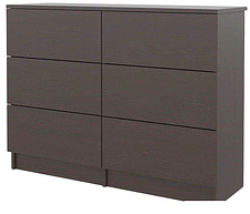 Комод Горизонт Нео 1050 6 ящиков (венге)