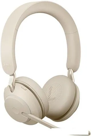 Наушники Jabra Evolve2 65 MS Stereo USB-C (бежевый)