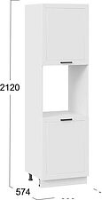 Шкаф напольный Трия Лорас 1П6 (белый/холст белый) Шкаф напольный Трия Лорас 1П6 (белый/холст белый)
