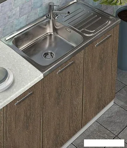 Шкаф напольный Артём-Мебель 800мм СН-114.22 (дуб экспрессив бронзовый)