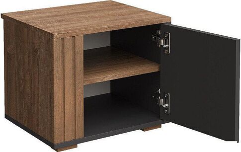 Тумба КМК Мебель П Каен КМК 0991.31 (антрацит/дуб стирлинг/дуб артизан трюфель MDP 66)