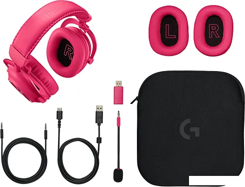 Наушники Logitech G Pro X 2 Lightspeed (розовый)