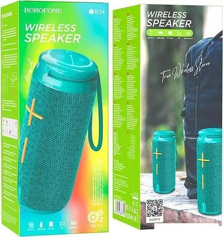 Беспроводная колонка Borofone BR24 (бирюзовый)