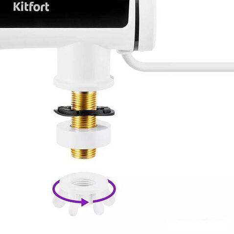 Проточный электрический водонагреватель-кран Kitfort KT-4026