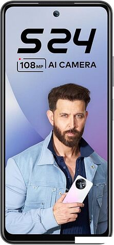 Смартфон Itel S24 8GB/256GB (звездный черный)