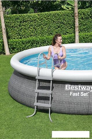 Надувной бассейн Bestway Fast Set 57372 (457x107)