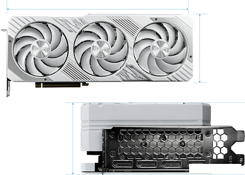 Видеокарта Palit GeForce RTX 4070 Ti GamingPro White NED407T019K9-1043W