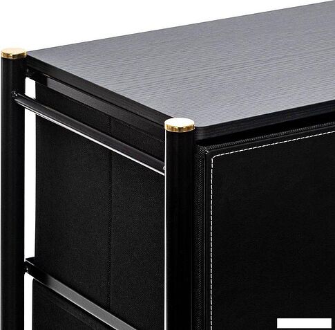 Комод Импэкс Нирита/Хайди 10 ящиков (черный)