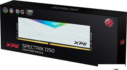 Оперативная память A-Data XPG Spectrix D50 RGB 16GB DDR4 PC4-25600 AX4U320016G16A-SW50