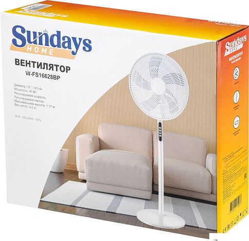 Вентилятор Sundays Home W-FS16628BP